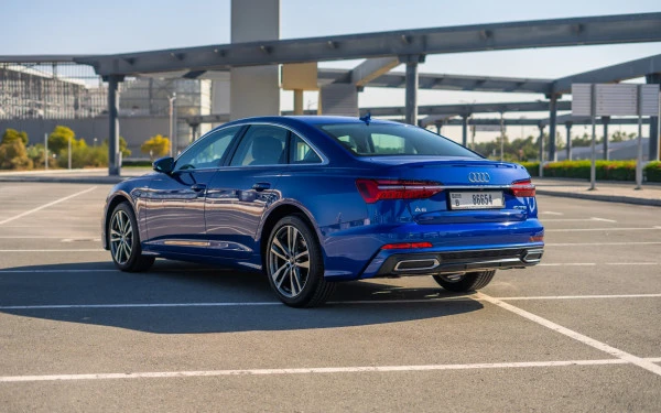  Blue Audi A6 Photo 