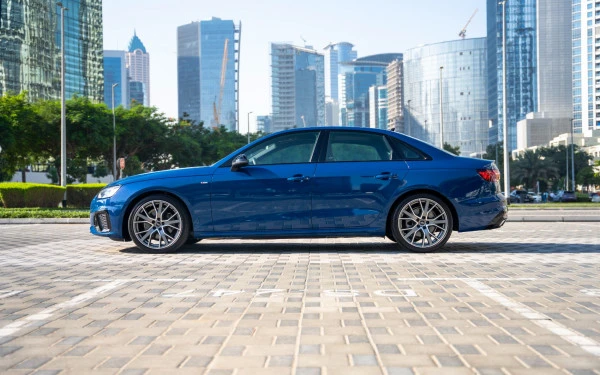  Blue Audi A4 Photo 