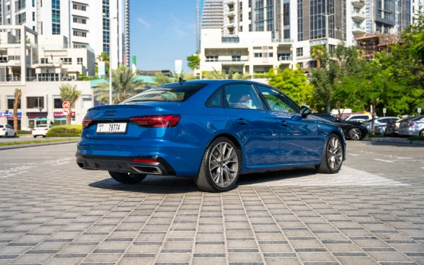  Blue Audi A4 Photo 