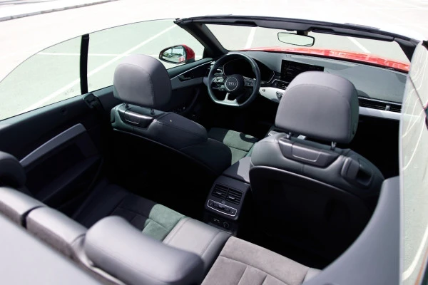  Red Audi A5 Cabrio Photo 