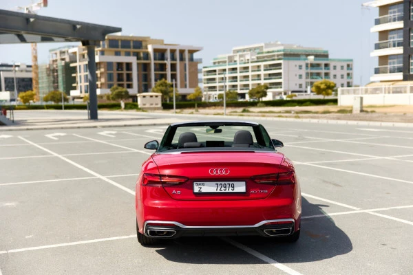  Red Audi A5 Cabrio Photo 