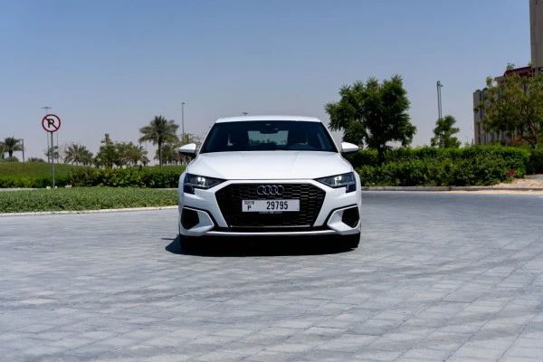  White Audi A3 Photo 