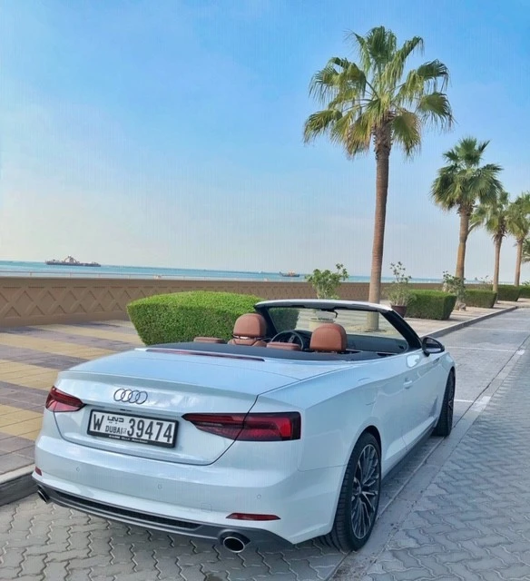  White Audi A5 Cabriolet Photo 
